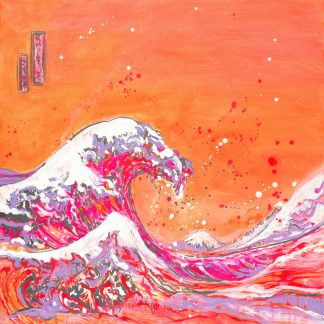 After Hokusai, Orange