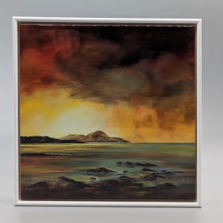'Sunrise, Whiting Bay' Ceramic Tile