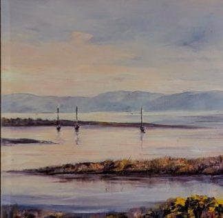 'Spring Gorse, Lochranza' Ceramic Tile